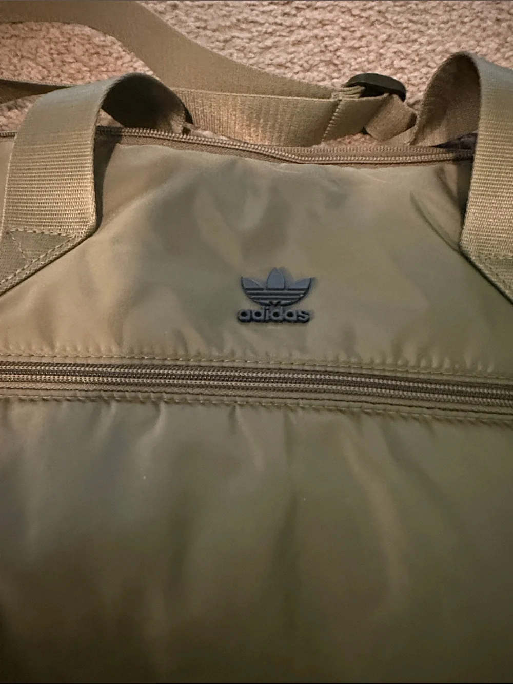 adidas Olive Green Messenger Crossbody Bag